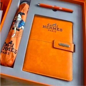 Last one Hermes GWP Notebook Signature Pen Umbrella